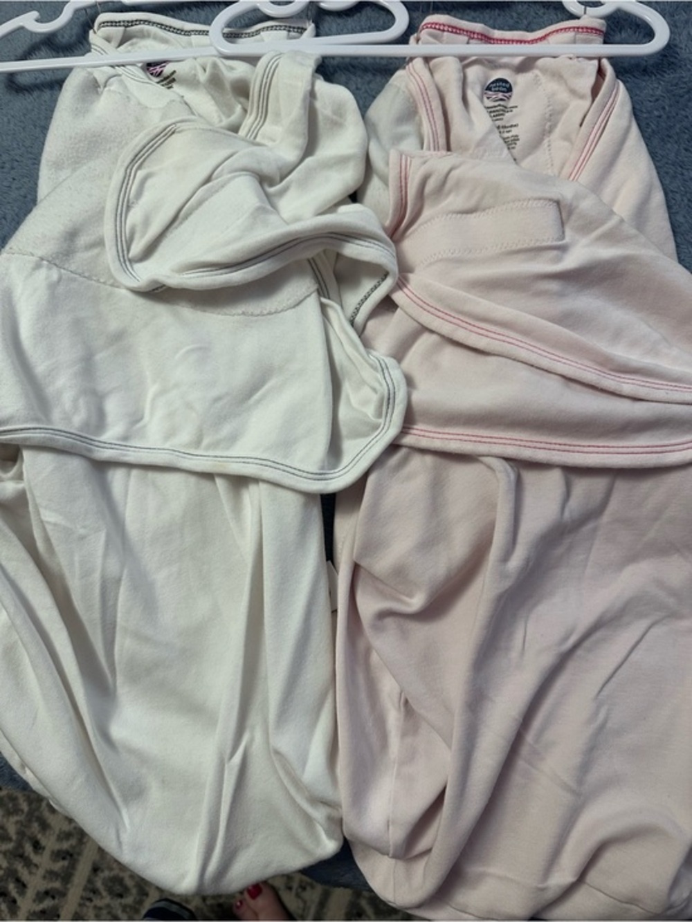 Nested Bean Zen Swaddle Classic Bundle Pink & White 0-6M Sleep Swaddles